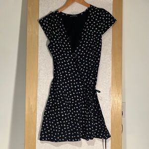 flower patterned brandy dress